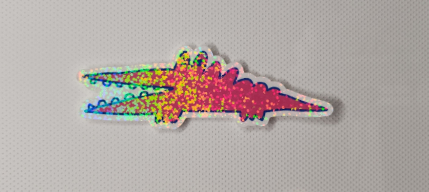 Pink Huge Problems sticker - Sparkle Starbase