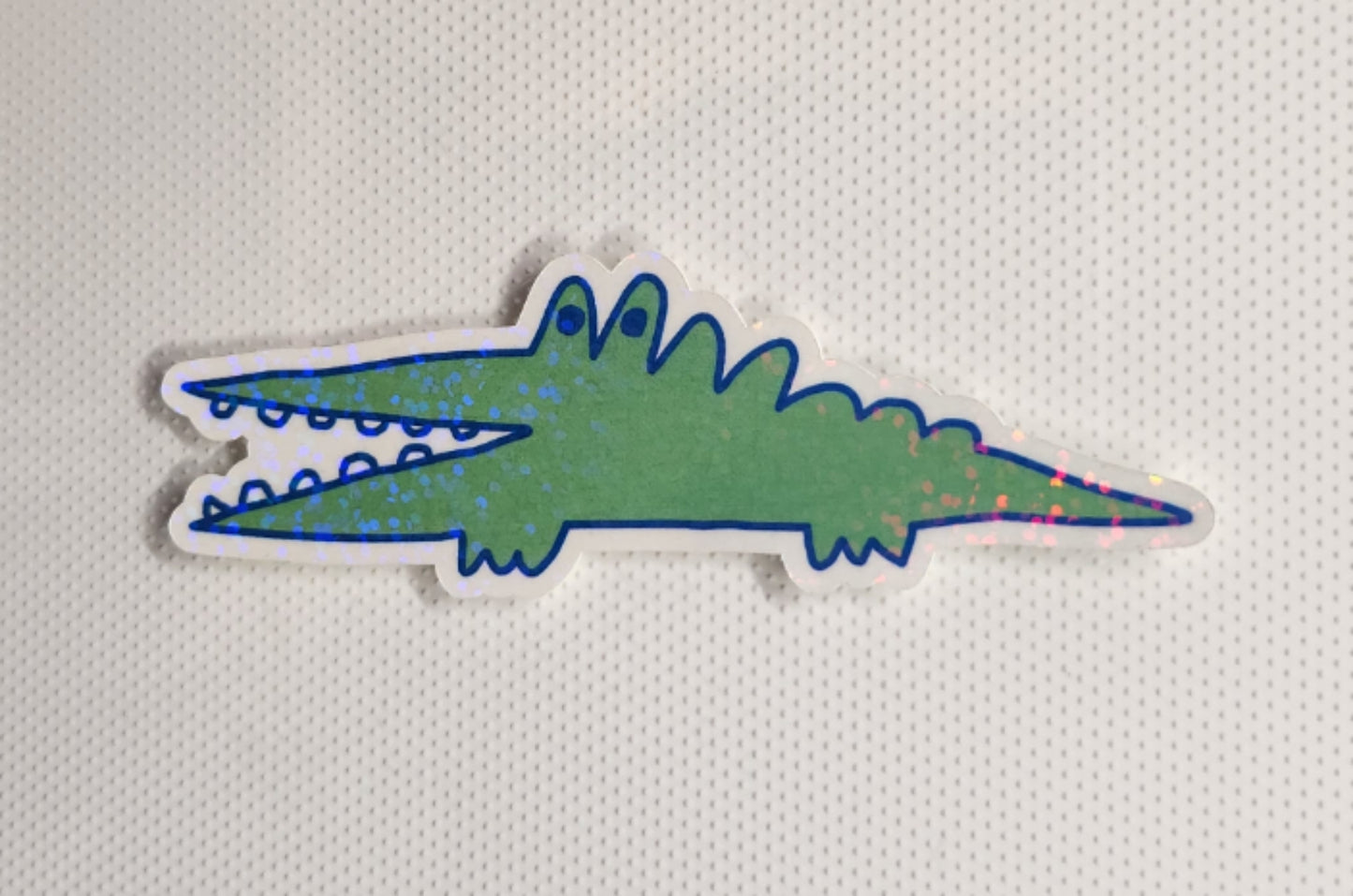 Green Huge Problems sticker - Sparkle Starbase