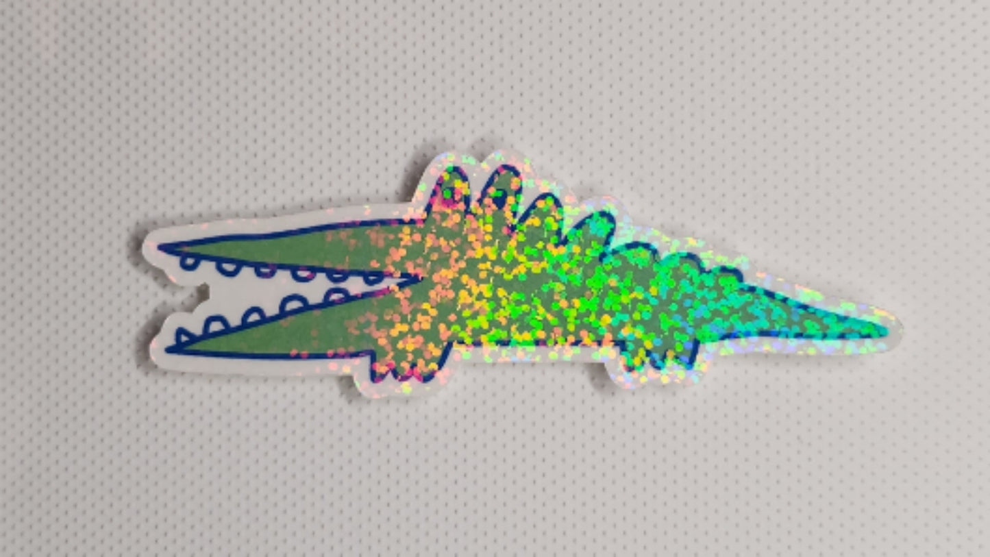 Green Huge Problems sticker - Sparkle Starbase