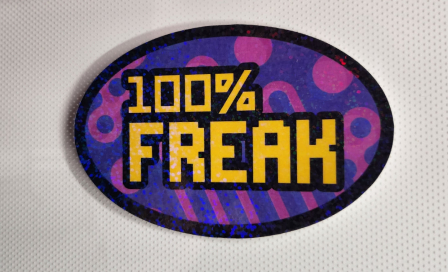 100% freak sticker - Sparkle Starbase