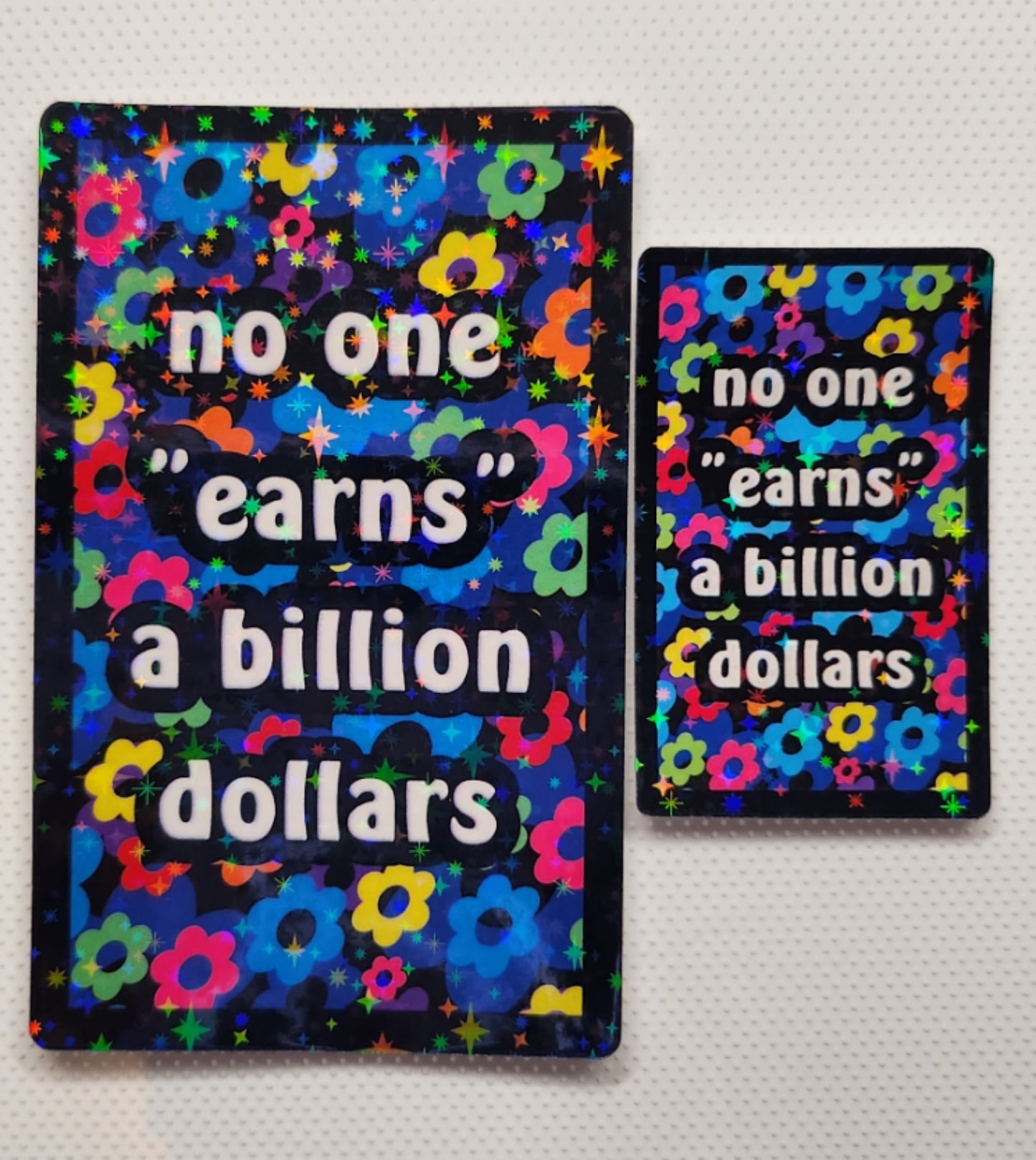 Billion dollar sticker - Sparkle Starbase