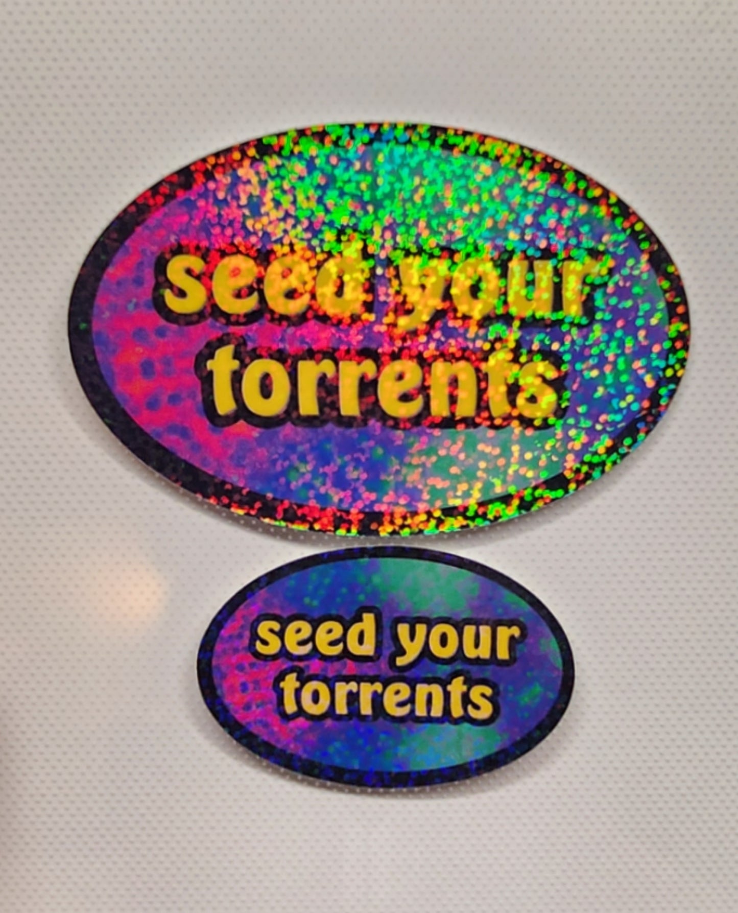 Seed your torrents sticker - Sparkle Starbase