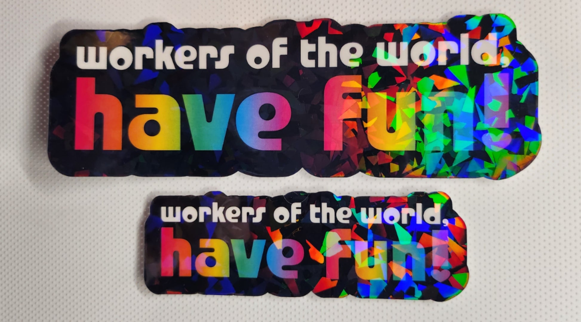 Workers of the world sticker - Sparkle Starbase
