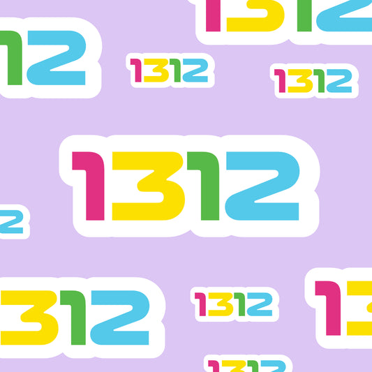 1312 Sticker - Sparkle Starbase