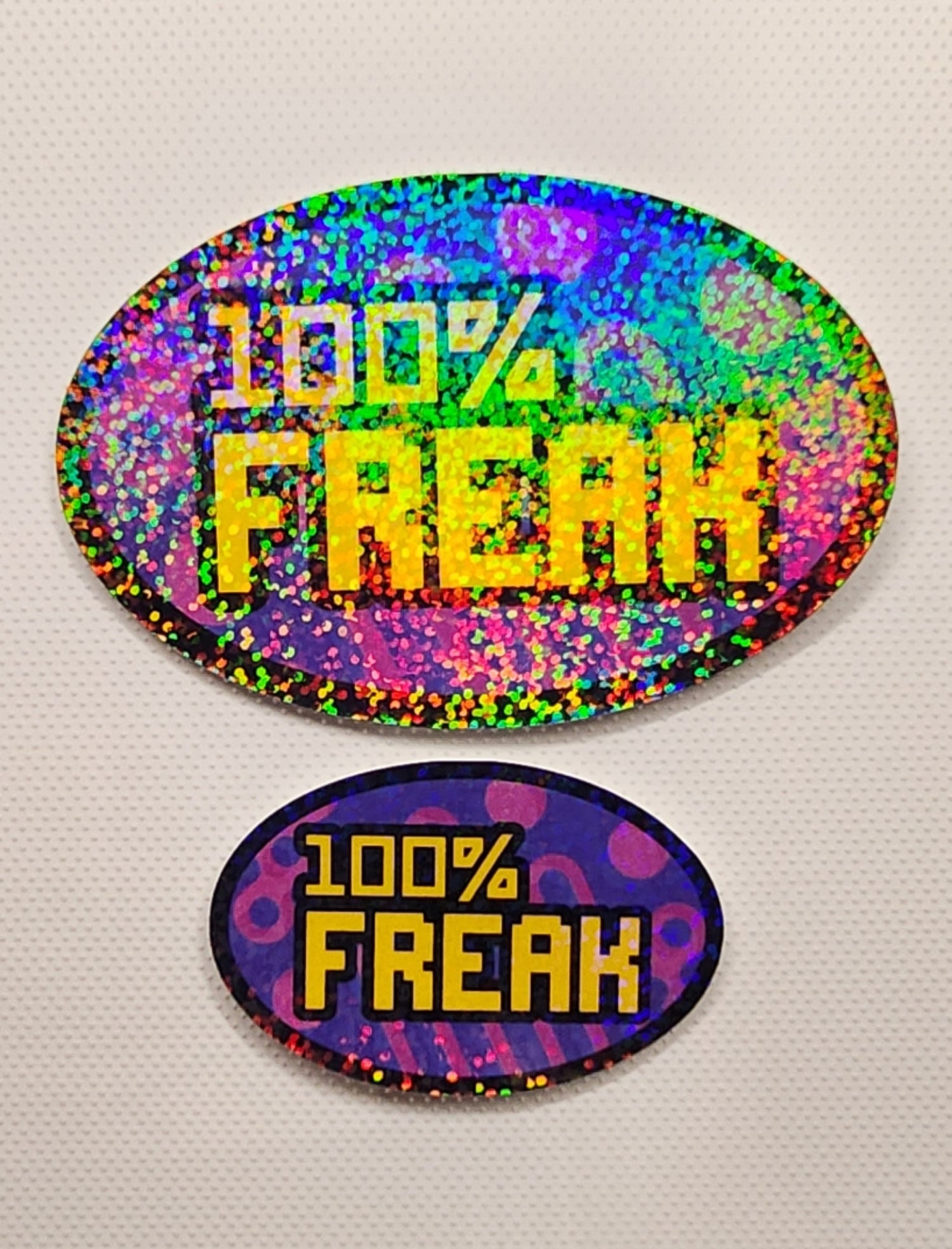 100% freak sticker - Sparkle Starbase