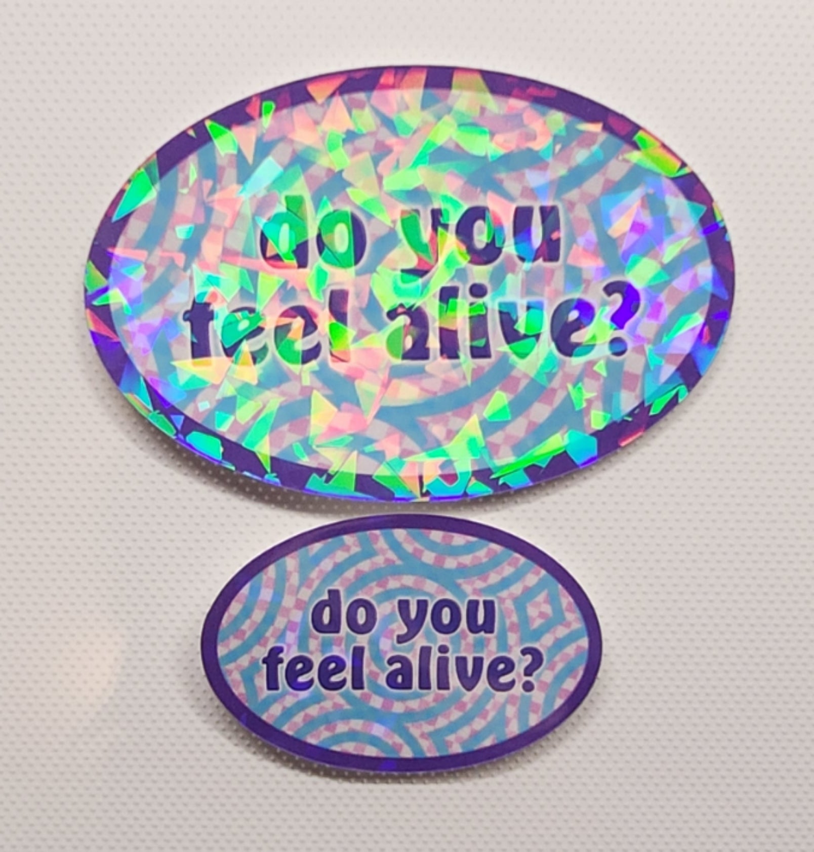 Do you feel alive? sticker - Sparkle Starbase