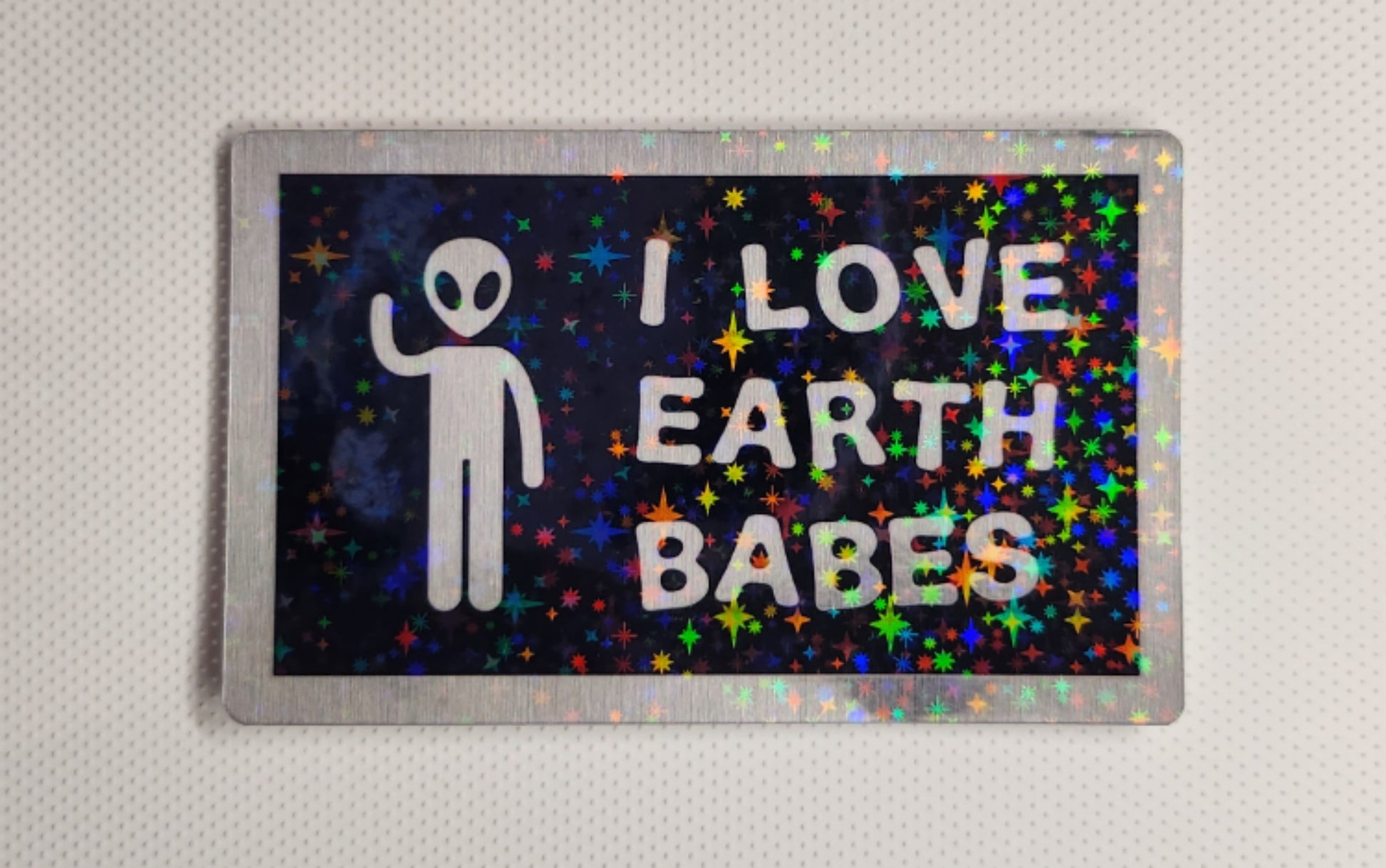 I love Earth babes sticker - Sparkle Starbase