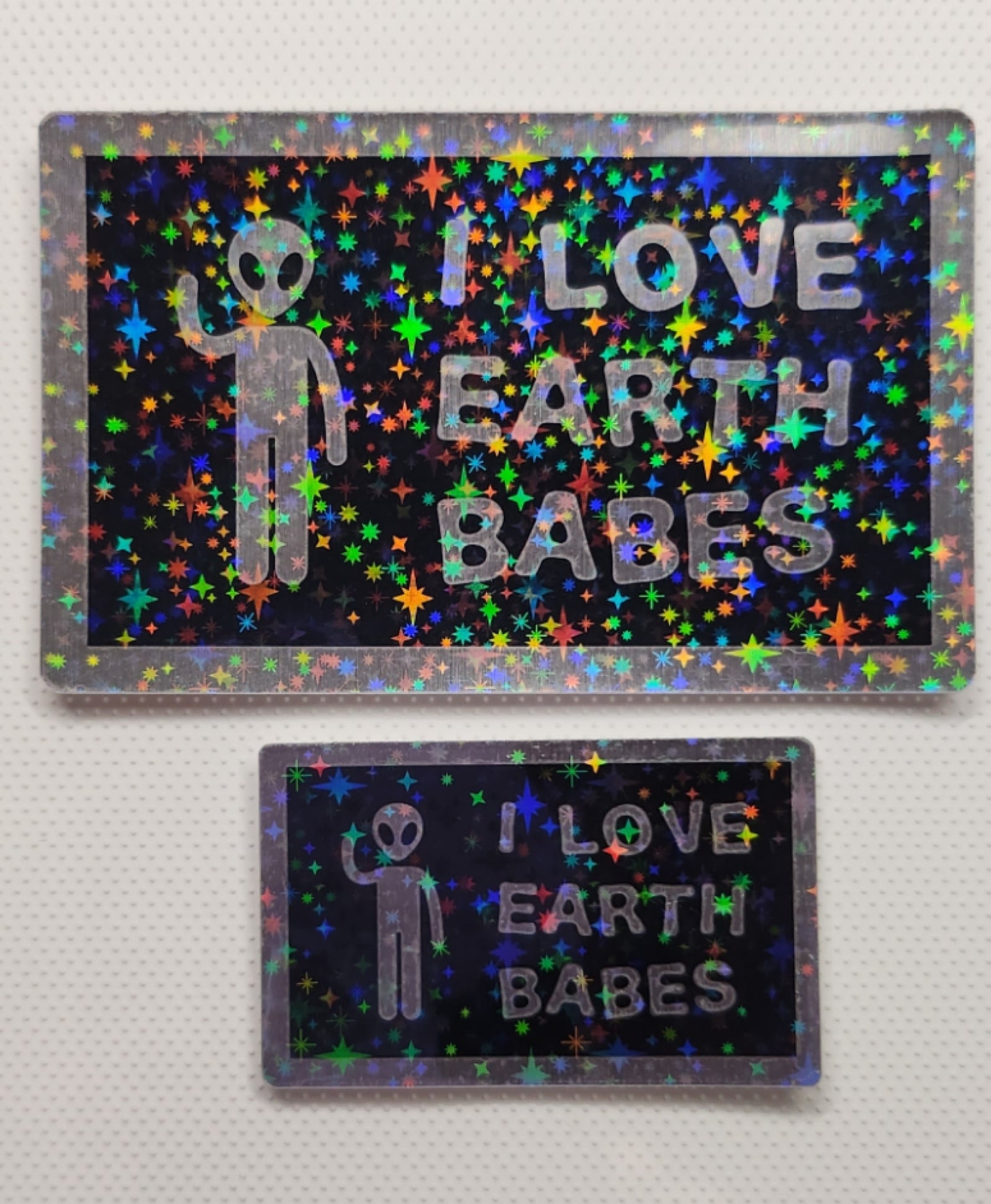 I love Earth babes sticker - Sparkle Starbase