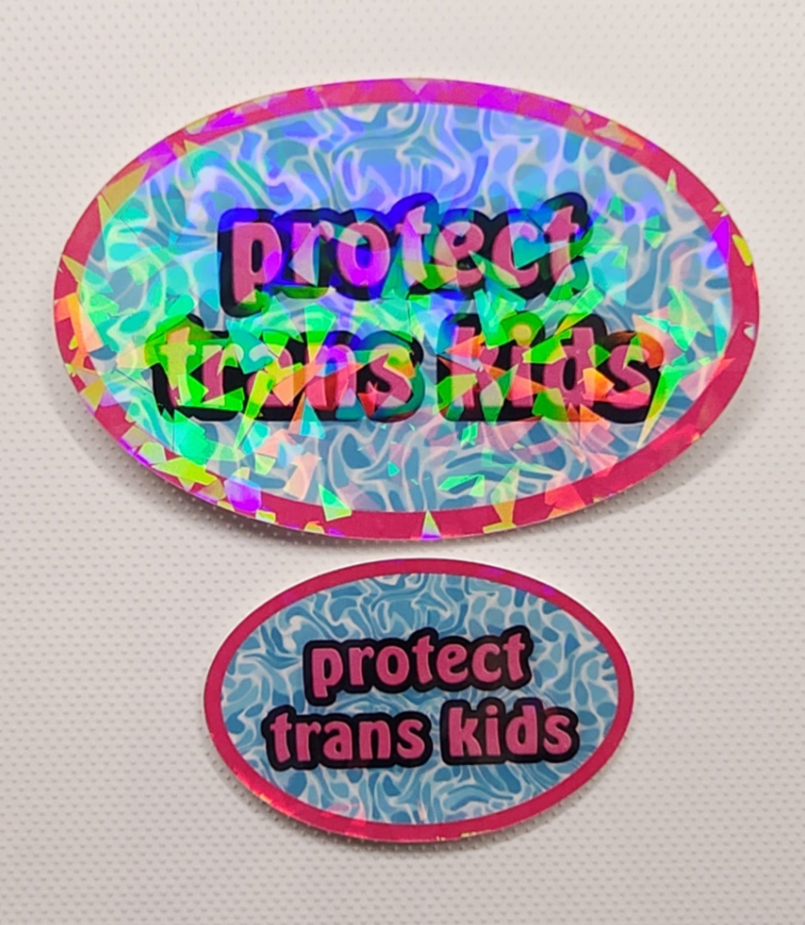 Protect trans kids sticker - Sparkle Starbase